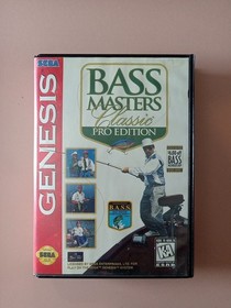 BASS Masters Classic: Pro Edition (Sega Genesis, 1996) Tested 