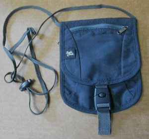 Vintage Eagle Creek schwarz Reisebrieftasche Reisepassetui Ausweistasche Hals Umhängetasche - Bild 1 von 5