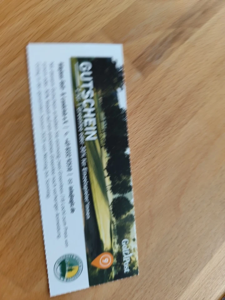 Greenfee Gutschein  Allgäuer  Golf- Und Landclub Golfpostkalender - Bild 1 von 1