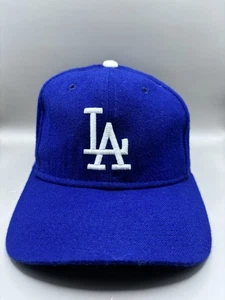 Vtg Los Angeles Dodgers Hat Cap Fitted Sz 7 1/2 Blue Sports Specialties Wool MLB - Picture 1 of 9