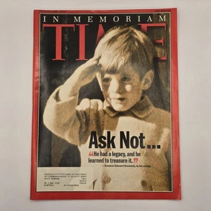 Time Magazine Aug 2 1999 JFK Jr Special In Memoriam Issue Ask Not S.E. Kennedy   - Picture 1 of 4