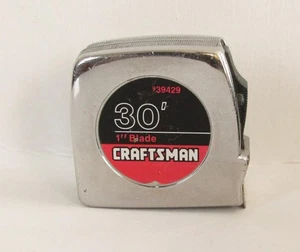 Vintage Craftsman 39429 30 ft. Tape Measure – 1″ Wide  Blade USA Made - Picture 1 of 6