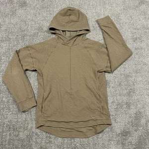 Nike Yoga Dri-Fit Hoodie Mens Small Tech Nomad Tan Pullover Sandrift DV9875-247 - Picture 1 of 9