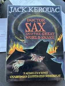 Jack Kerouac Dr. Doctor SAX 2 Audio CDs w/ Screenplay Jim Carroll Reads - Picture 1 of 3