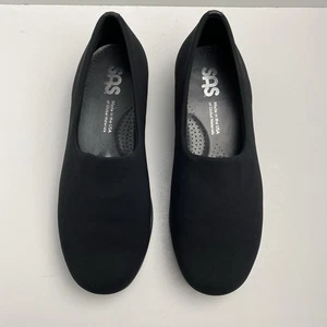 SAS Bliss Slip On Shoes Women's 6 WW Black Loafers Comfort Arch Support Shoes - Picture 1 of 8