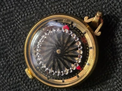 Ernest Borel Cocktail Kaleidoscope Pendant Necklace Watch - GREAT CONDITION!!! - Image 1 of 4