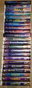 Walt Disney VHS Tape Lot 22 Black Diamond Masterpiece Collection Special Edition - Picture 1 of 24