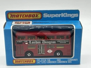 Matchbox Superkings K-15 London Dungeon Livery Bus. - Picture 1 of 13