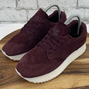 New Balance 520 Mujer 6.5 Plataforma Borgoña Blanco Gamuza Zapatos Informales WL520MC - Imagen 1 de 16