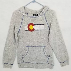 VAIL Colorado RESORT WEAR Hoodie Colorado State Flag Red Yellow Symbol Youth XL - Picture 1 of 5