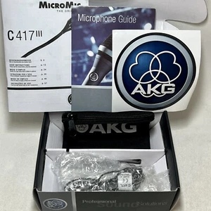 AKG C 417L C417 L C417L Professional Lavalier Condenser Microphone #2577X00080 - Picture 1 of 6
