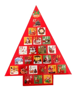 Adventskalender, gefüllt mit 24 Stück Belgische-Pralinen, OHNE ZUCKER-ZUSATZ - Bild 1 von 5