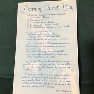 Vintage Prayer Card With Danish Writing On The Back - Picture 1 of 4