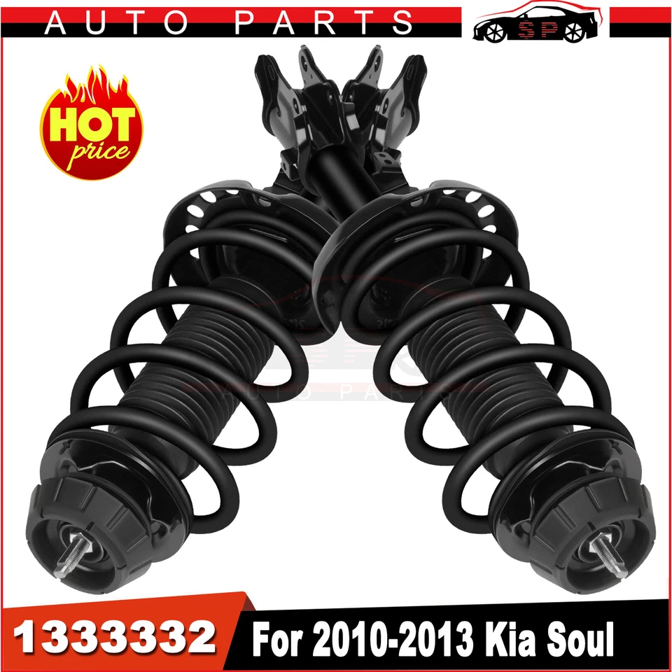 2Pcs For Kia Soul 2010-2013 Front Complete Struts & Shocks w/ Spring and Mount - Изображение 1 из 4