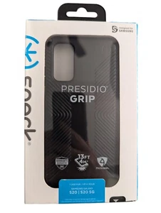 Speck Presidio Grip Samsung Galaxy S20 Case Non-slip Impact Resistan, - Black T8 - Photo 1 sur 2