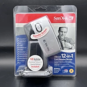 SanDisk ImageMate USB 2.0 12-in-1 Card Reader/Writer SDDR-89-A15 Adobe PhotoShop - Picture 1 of 8