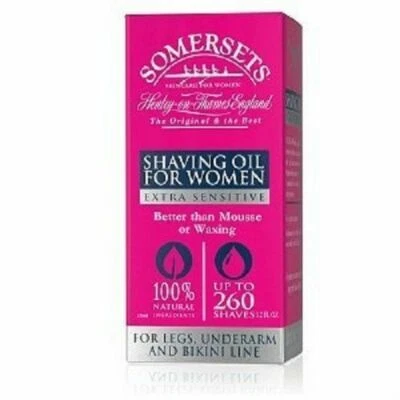 SOMERSETS RASIERÖL FÜR DAMEN EXTRA EMPFINDLICH KEINE CHEMIKALIEN KEINE BRENNUNGEN 15ml -35ml