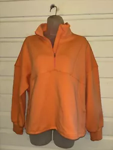 NWT LINC Active Cotton Blend Long Sleeve 1/4 Zip Pullover Sweatshirt Size M - Picture 1 of 9