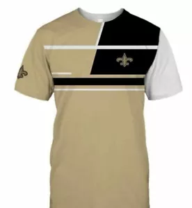 Camiseta dorada de manga corta New Orleans Saints para jóvenes (talla pequeña) - Imagen 1 de 2