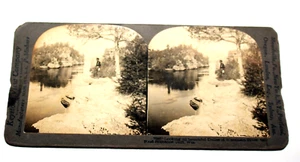 Dalles von Wisconsin River Keystone View Company Stereoview Foto CA2 - Bild 1 von 6