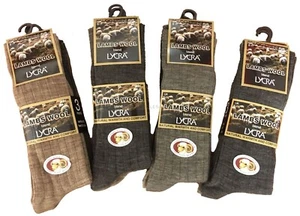 Mens Traditional Ribbed Lambs Wool Blend Short Length (lot) Socks UK 6-11 - Picture 1 of 1