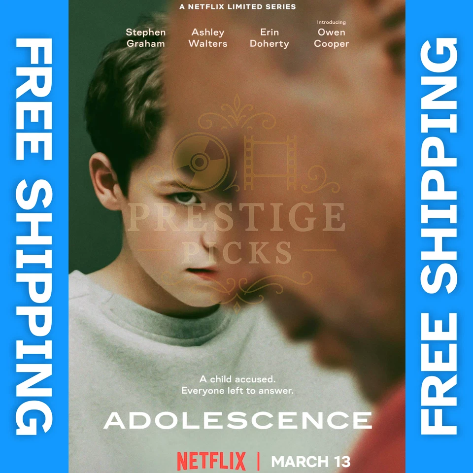 Adolescence (2025) The Complete Series Blu-ray NEW All Region Free Full HD 1080p - Image 1 of 4