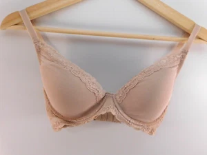 Natori Women's Feathers Luxe Contour Underwire Bra Light Mocha 30DD 721255 - Picture 1 of 10