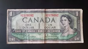 Canada 1 dollar 1954 - Foto 1 di 2