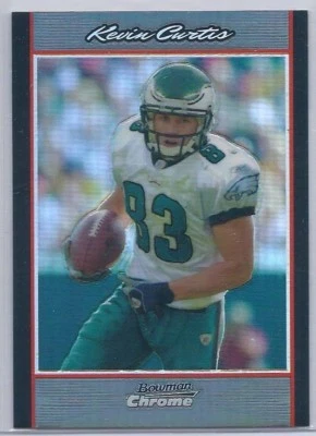 2007 Topps Chrome REFRACTOR #BC158, Kevin Curtis, Philadelphia Eagles - Image 1 of 2