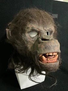 VINTAGE 1998 TARZAN AND THE LOST CITY MOVIE PROP FULL HEAD GORILLA MASK. COA - Picture 1 of 24