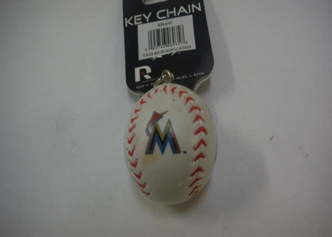 J.F. Sports MLB Miami Marlins Lil' Sport Baseball Keychain Cover