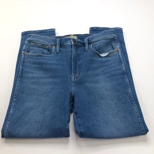 Madewell Stovepipe Slim Straight 30 (Fits 32W 27L) High Rise Denim Jeans MINT - Bild 1 von 10