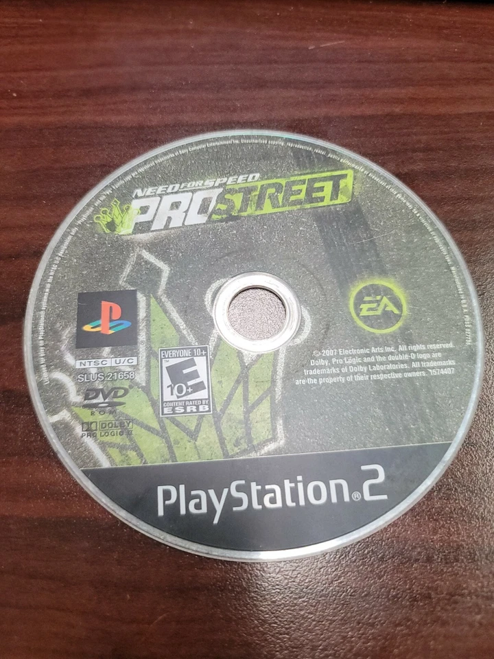 Need for Speed Pro Street (PlayStation 2 PS2) SIN SEGUIMIENTO - SOLO DISCO 1458 Foto 1 de 1