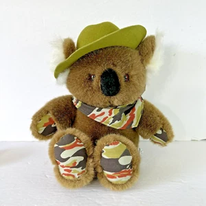 VTG Russ with Tags Soft Pets Kuko Australian Outback Koala Bear  Hat & Scarf - Picture 1 of 7