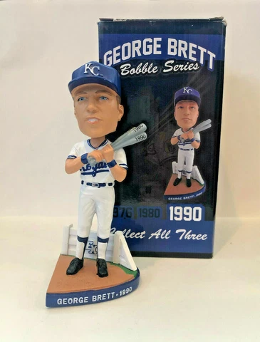 George Brett 2013 Lexingon Legends 1990 Silver Bat Bobblehead SGA Cover