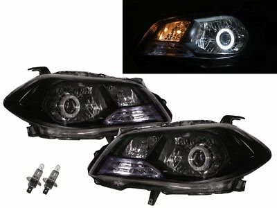 SX4 S-CROSS 13-16 5D Guide LED Halo Projector Headlight Black V2 for SUZUKI RHD - Image 1 of 4