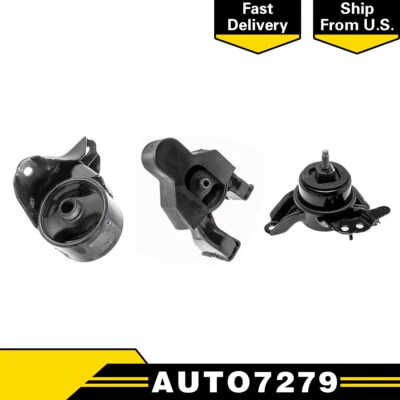 Комплект из 3 креплений двигателя для 2011-2014 HYUNDAI SONATA L4 2,4 л авто-якорь - Изображение 1 из 4