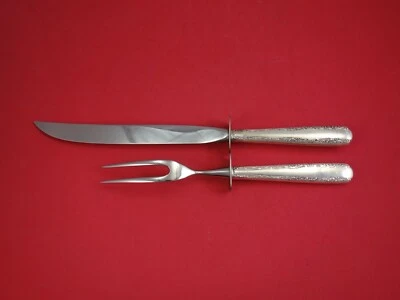 Camellia by Gorham Sterling Silver Roast Carving Set 2-Piece HH WS Foto 1 de 2