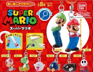 Bandai Gashapon - Super Mario Mejirushi Accessories (8 sets) - Picture 1 of 2