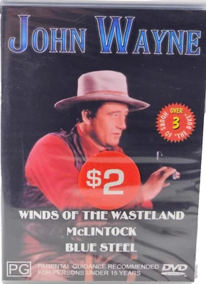 John Wayne Westerns - 3 movies (DVD, 2020) - New & Sealed - Region 2 & 4 - Image 1 of 4