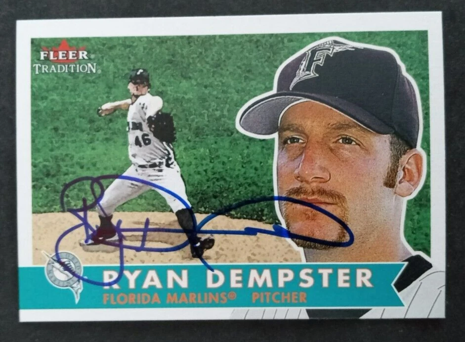 2001 Fleer (Tradition) SIGNED: Ryan Dempster, MARLINS #247 - Image 1 of 1
