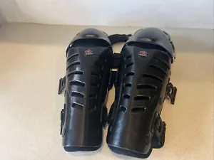 RIDBIKER Movable Knee Shin Guard Pads 3 Adjustable Knee Pads Motocross - Picture 1 of 4