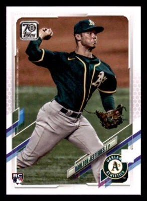 2021 Topps #656 Daulton Jefferies RC - Image 1 of 2