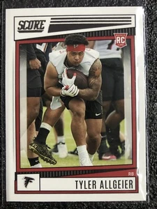 2022 score Tyler Allgeier rc #335 - Picture 1 of 3