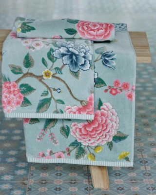 Handtuch Gästehandtuch 'Good Evening' blau 2 Größen Baumwolle Skandi Pip Studio - Bild 1 von 3