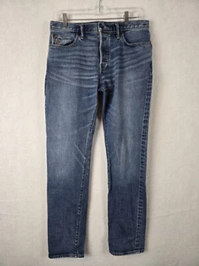 Todd Snyder Mens Jeans Selvedge Denim Button Fly Size 31 x 32 Cotton Blend Blue - Picture 1 of 18