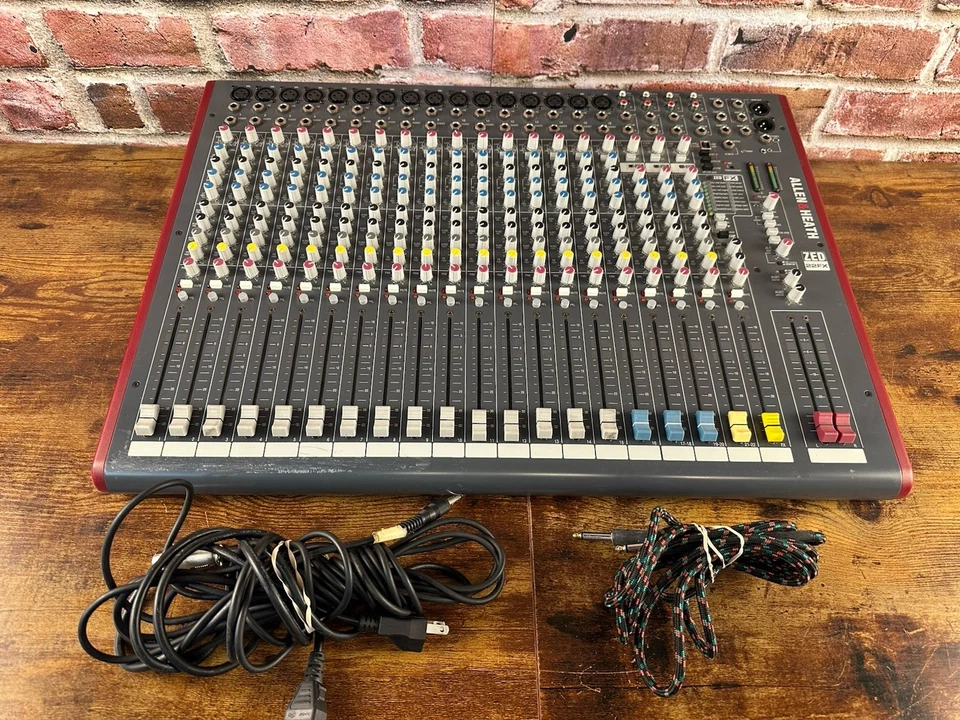 Allen & Heath ZED-22FX 22-Channel Recording Mixer Tested/WORKS :FREE SHIPPING - Image 1 of 4