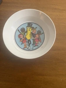 Vintage Planters Mr Peanut Snack Bowl Kids Bowl 5” 1980 - Picture 1 of 3