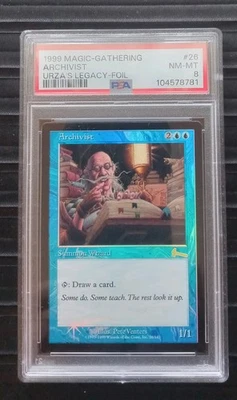 Mtg Archivist (PSA) 8 Urza's Legacy Foil [1999] - Image 1 of 2