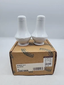 NEU - Johnson Brothers Richmond weiß + Salz & Pfefferstreuer - Bild 1 von 3